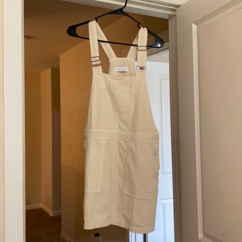 CJLA Cream jumper dress.